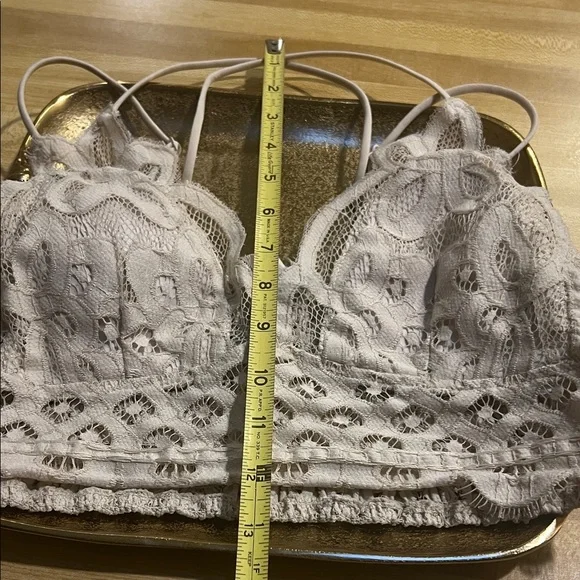 #1318=Elegant Lace Bralette - Cream - Picture 5 of 9